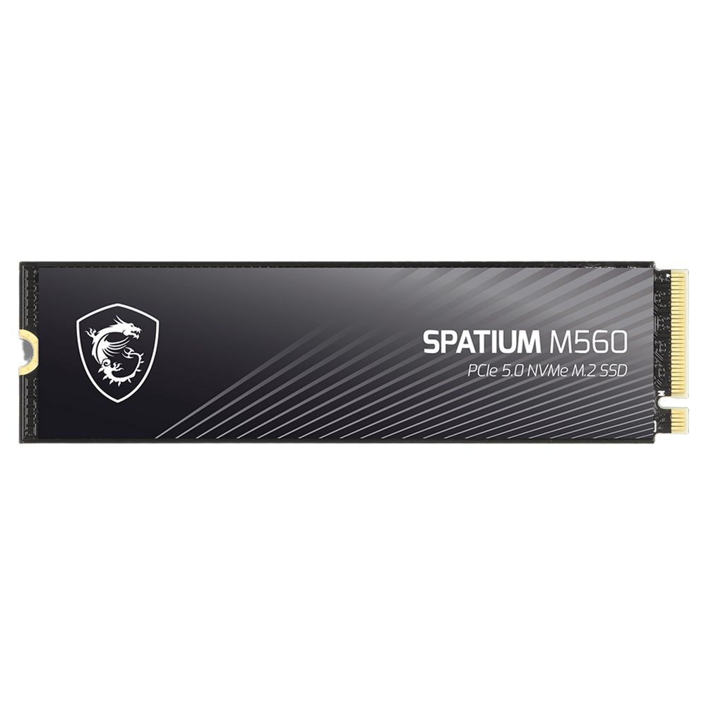 Твердотельный накопитель SSD MSI M.2 2280 1TB SPATIUM M560 Client SSD S78-440L0F0-P83, PCIe Gen5x4 with NVMe
