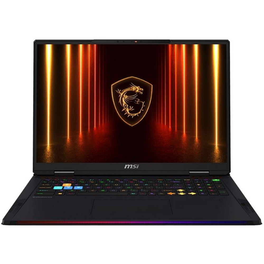 Ноутбук MSI Raider 18 HX AI A2XWIG-204RU Intel Core Ultra 9 285HX/64Gb (2*32 D5)/SSD2Tb/RTX5080 16Gb (175W)/18"/IPS/MiniLED/WQUXGA/3840x2400/120Hz/Win11/RJ-45/Black/3.6kg