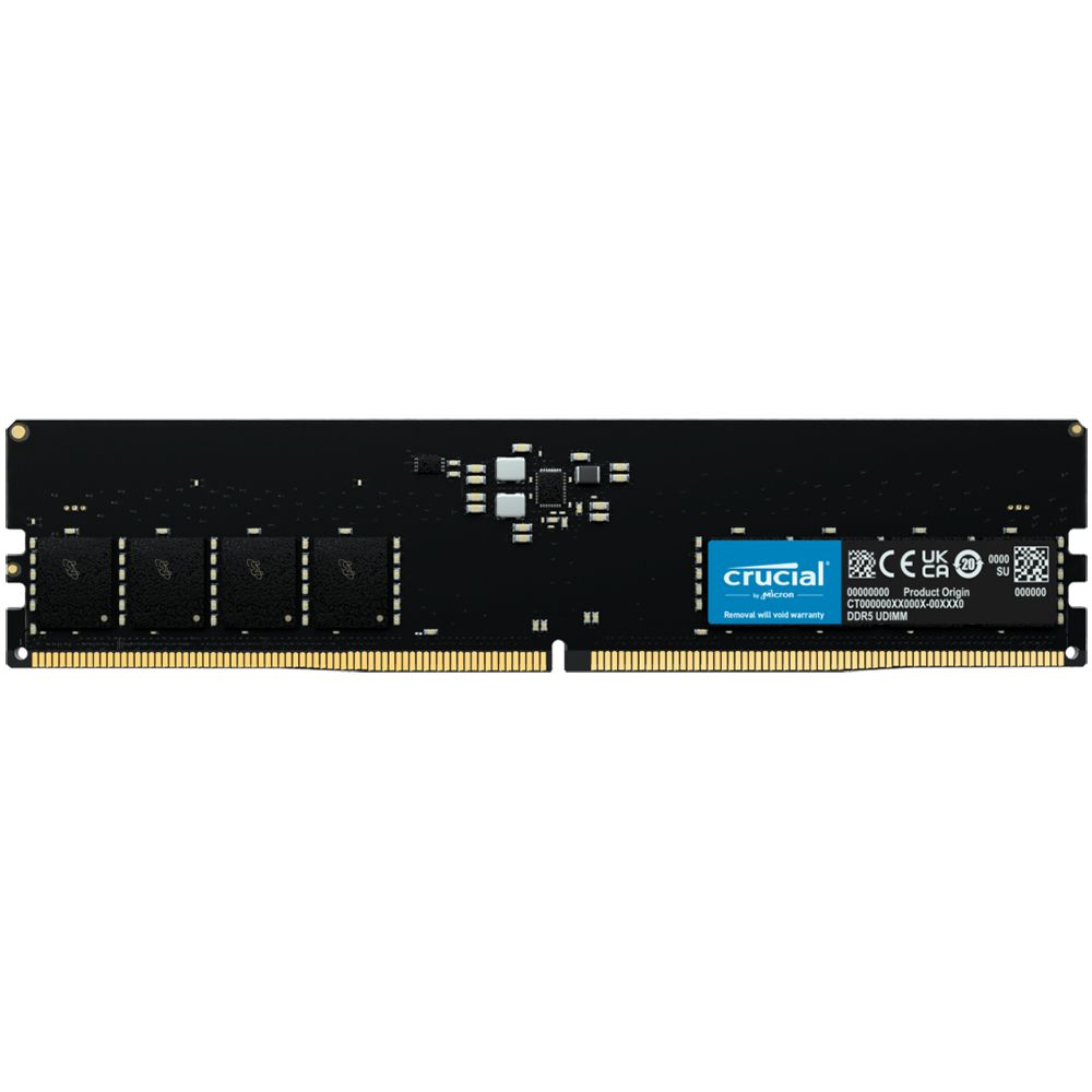 Модуль памяти Crucial 16GB DDR5 5600 DIMM Classic Non-ECC, CL46, 1.1V, Tray
