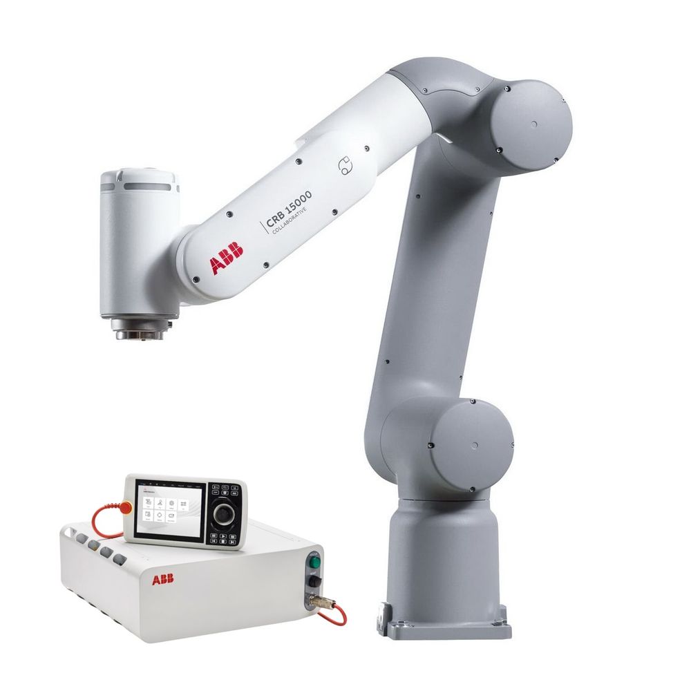 Роботизированная рука ABB GoFa CRB 15000, оснащенная контроллером OmniCore C30, грузоподъемностью 5кг., с опцией Conveyor Tracking