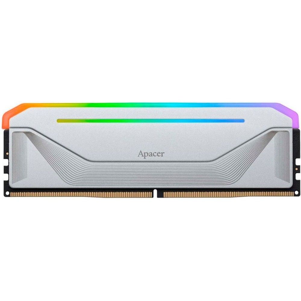 Модуль памяти Apacer DDR5 DIMM 6000-38 2048x8 32G 1.35V OC NOX RGB Silver w/HS RP