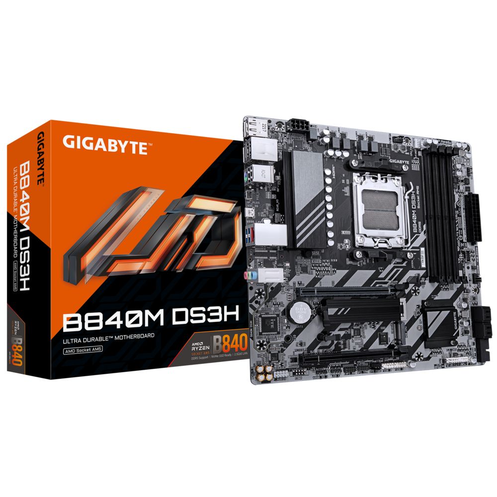 Материнская плата Gigabyte B840M DS3H,