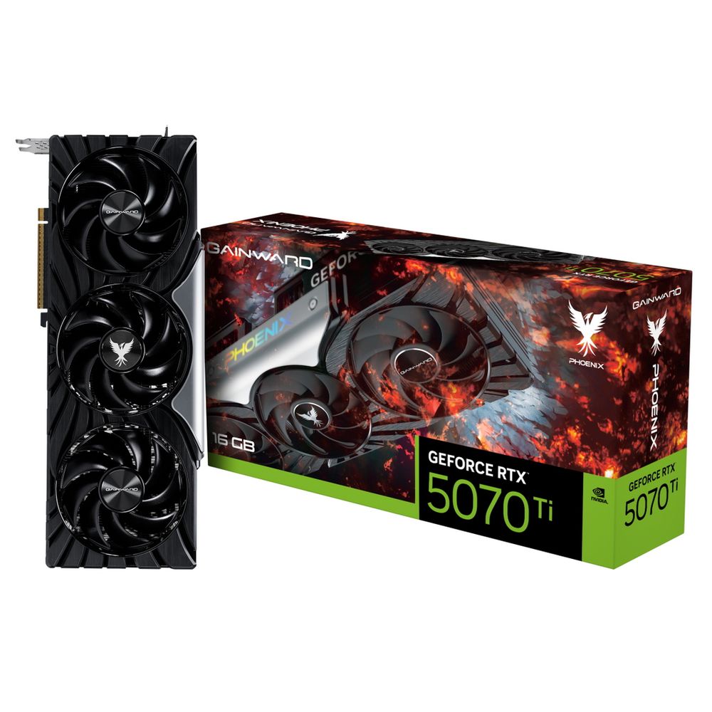 Видеокарта Gainward RTX5070Ti PHOENIX 16GB GDDR7 256bit 3xDP HDMI 3FAN RTL