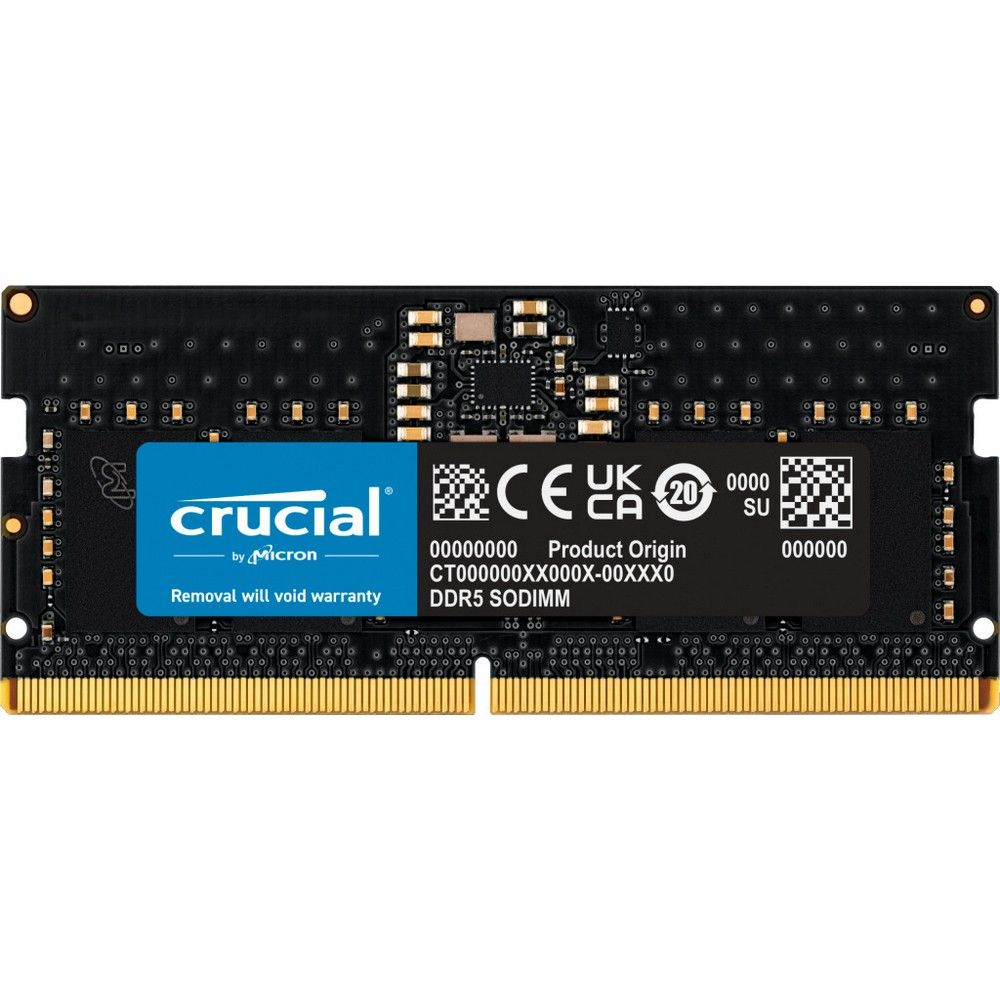 Модуль памяти Crucial 16GB DDR5 5600 SO DIMM Classic Non-ECC, CL46, 1.1V, RTL
