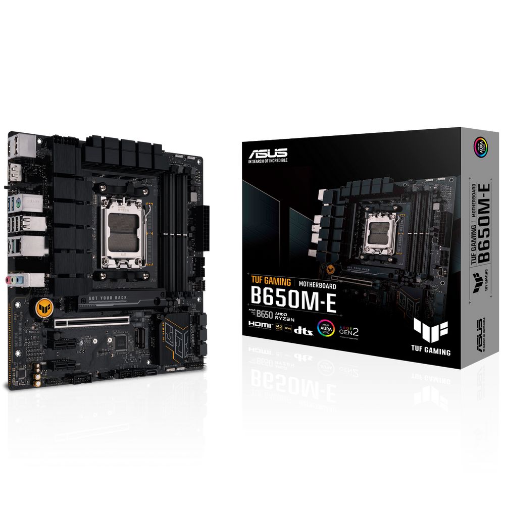 Материнская плата ASUS TUF GAMING B650M-E AM5 mATX 4xDDR5 PCIEx16 2xPCIEx1 2xM.2 USB-C 2xDP HDMI 2.5GLAN
