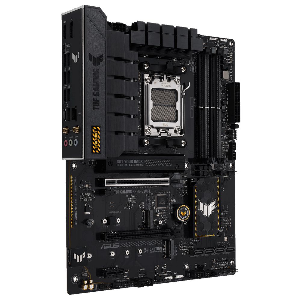 Материнская плата ASUS TUF GAMING B650-E WIFI AM5 ATX 4xDDR5 2xPCIEx16 PCIEx1 3xM.2 USB-C DP HDMI 2.5GLAN WIFI 6E