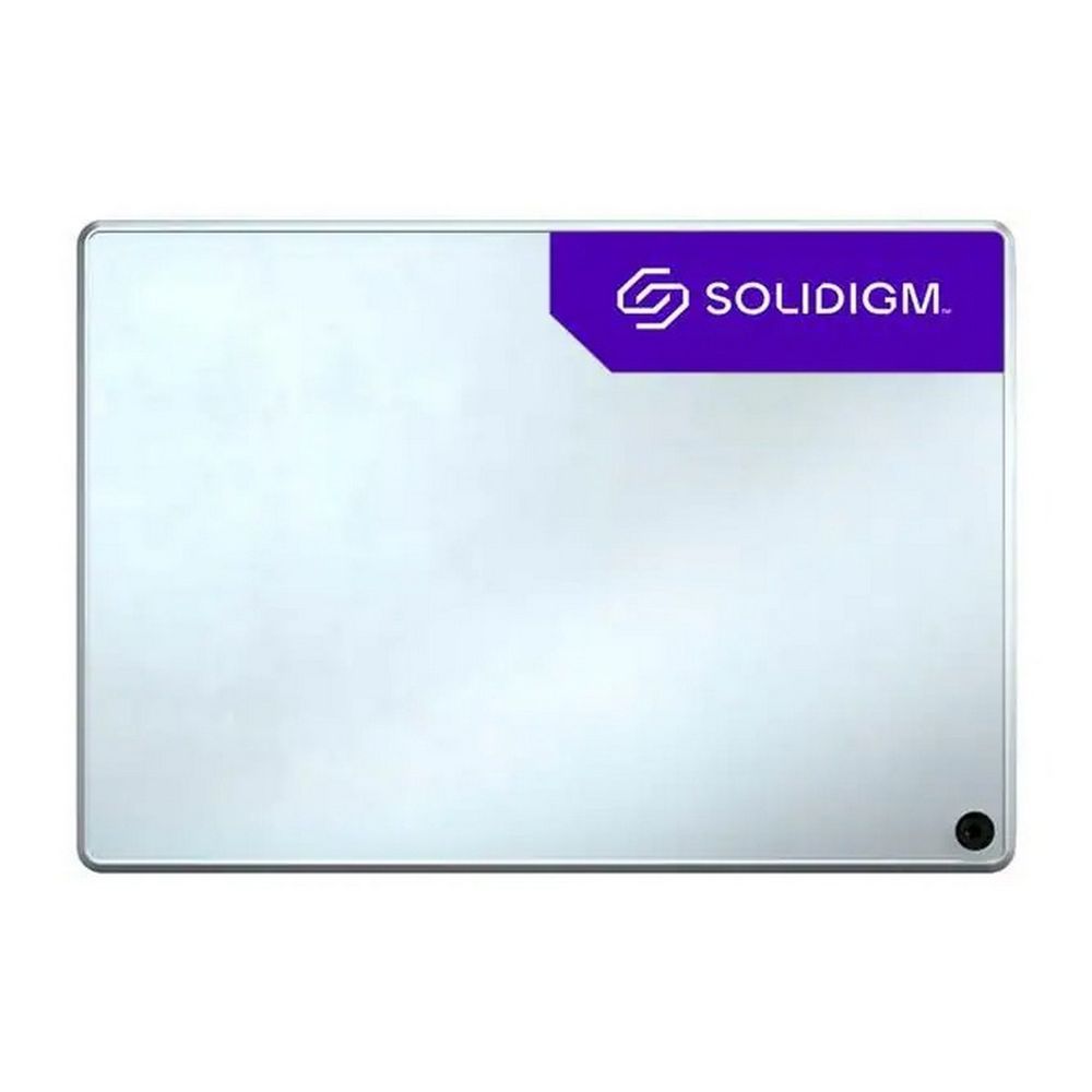 Твердотельный накопитель SSD Solidigm 2.5" U.2 7680GB D7-P5520 (SSDPF2KX076T11Z) PCIe Gen4x4 with NVMe, 7000/4194, IOPS 930/190K, MTBF 2M, TLC, 14PBW, 1DWPD, 15mm
