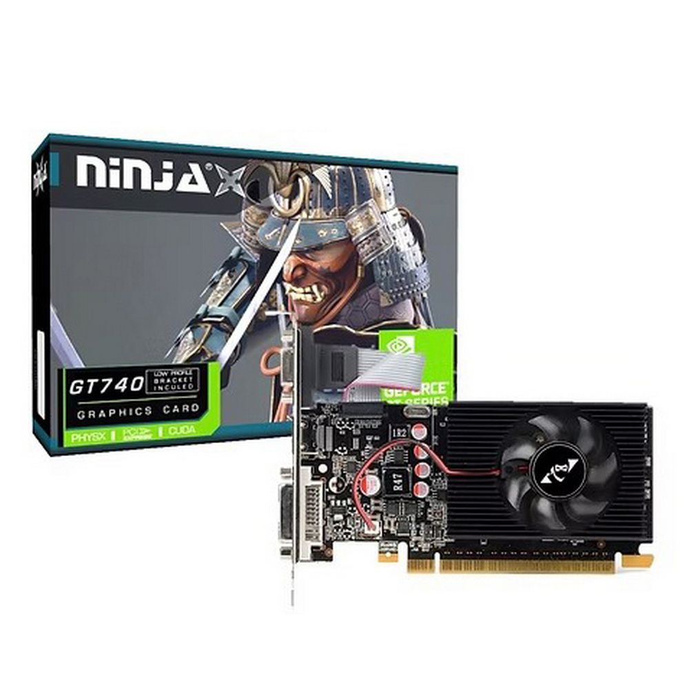 Видеокарта Ninja (Sinotex) GT740 4GB DDR3 128bit VGA DVI HDMI 1FAN LP RTL