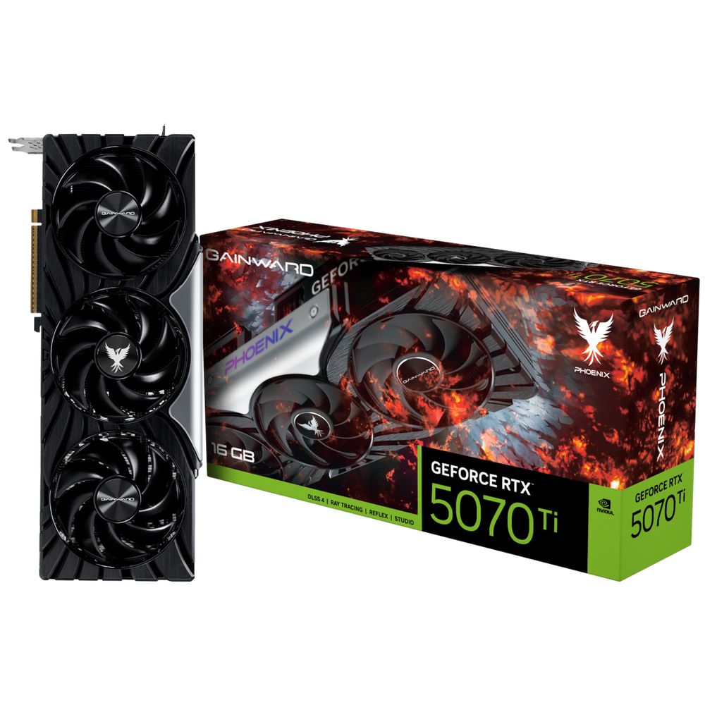 Видеокарта Gainward RTX5070Ti PHOENIX 16GB GDDR7 256bit 3xDP HDMI 3FAN RTL