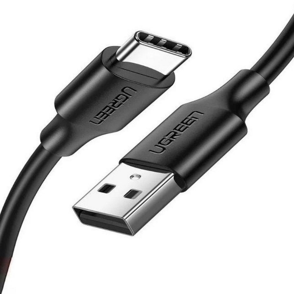 Кабель UGREEN US287 (60117) USB-A 2.0 to USB-C Cable Nickel Plating. Длина: 1,5м. Цвет: черный