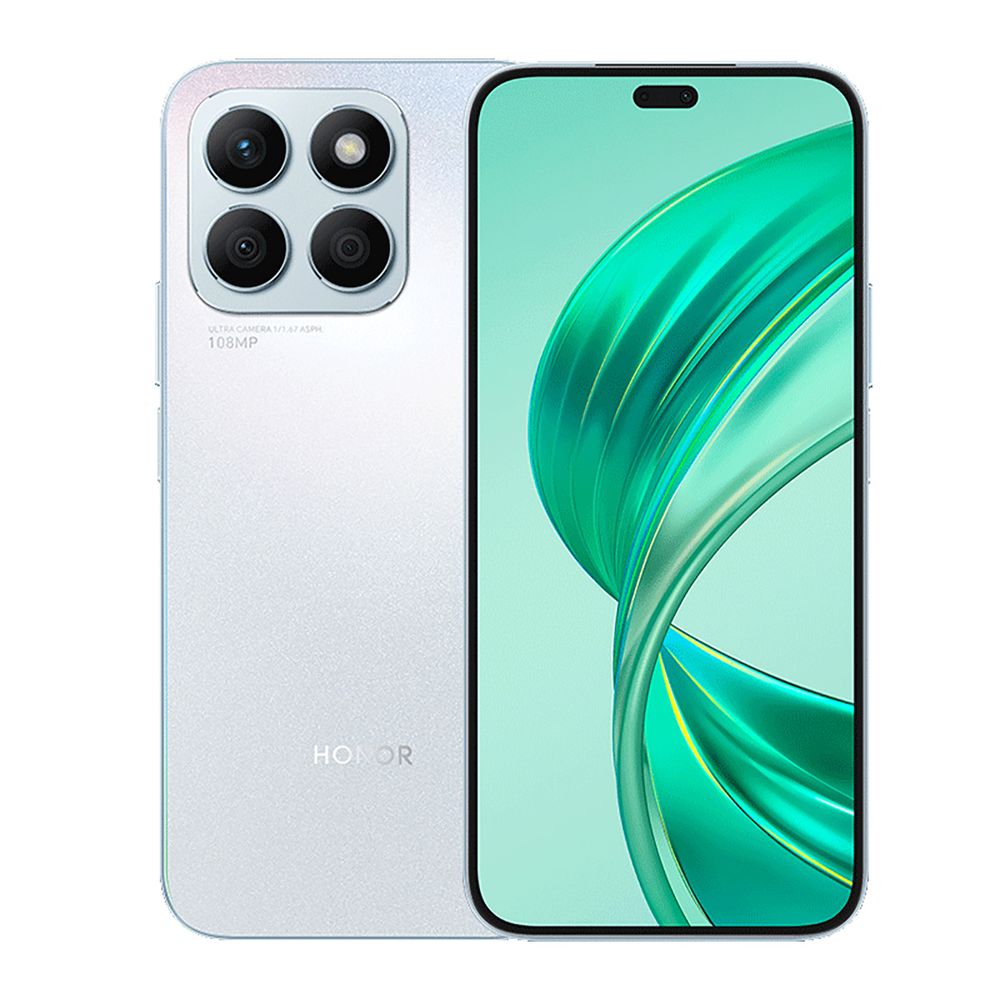 Смартфон HONOR Bad Pack X8B 8+256Gb серебрянный (5109AYBV)