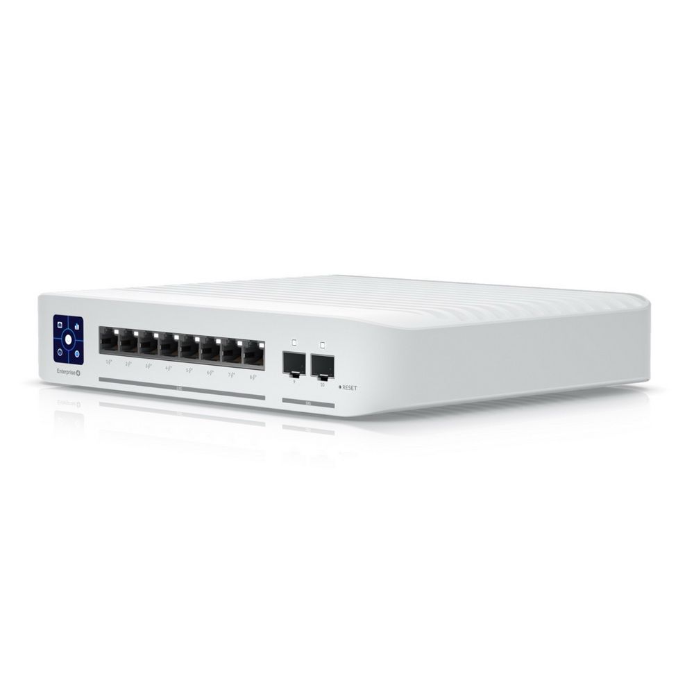 Коммутатор Ubiquiti Bad Pack UniFi Switch Enterprise 8 PoE (USW-Enterprise-8-PoE) Ubiquiti PoE-коммутатор в стойку RJ45, 2х 10G SFP+, раздача 120 Вт {6} (074775)8х 2.5G bp