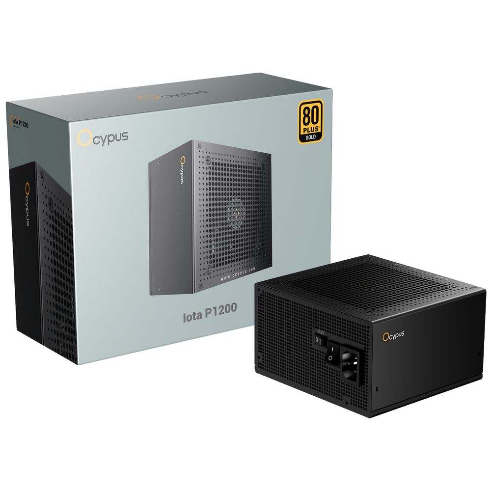 Блок питания PSU Ocypus Iota P1200 [P1200-GF] 1200W / APFC / full CM / JP capasitors / 80+ Gold