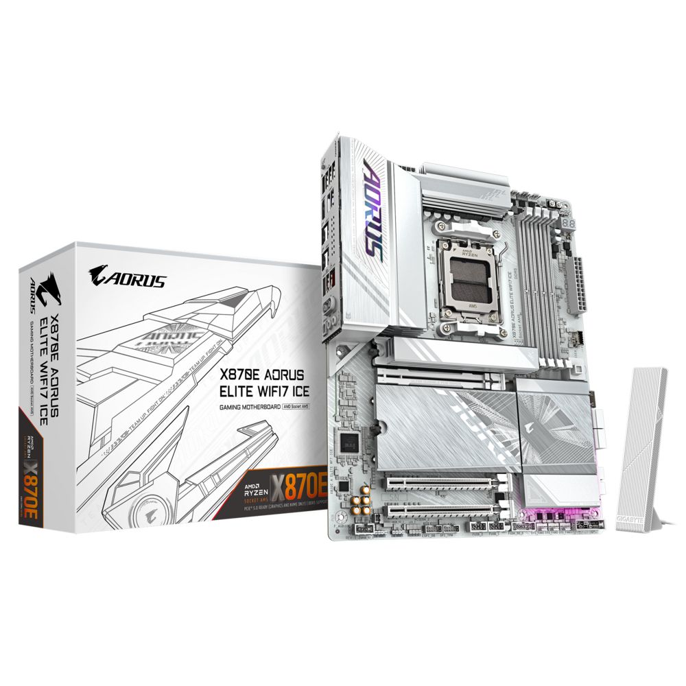 Материнская плата Gigabyte X870E AORUS ELITE WIFI7 ICE, RTL