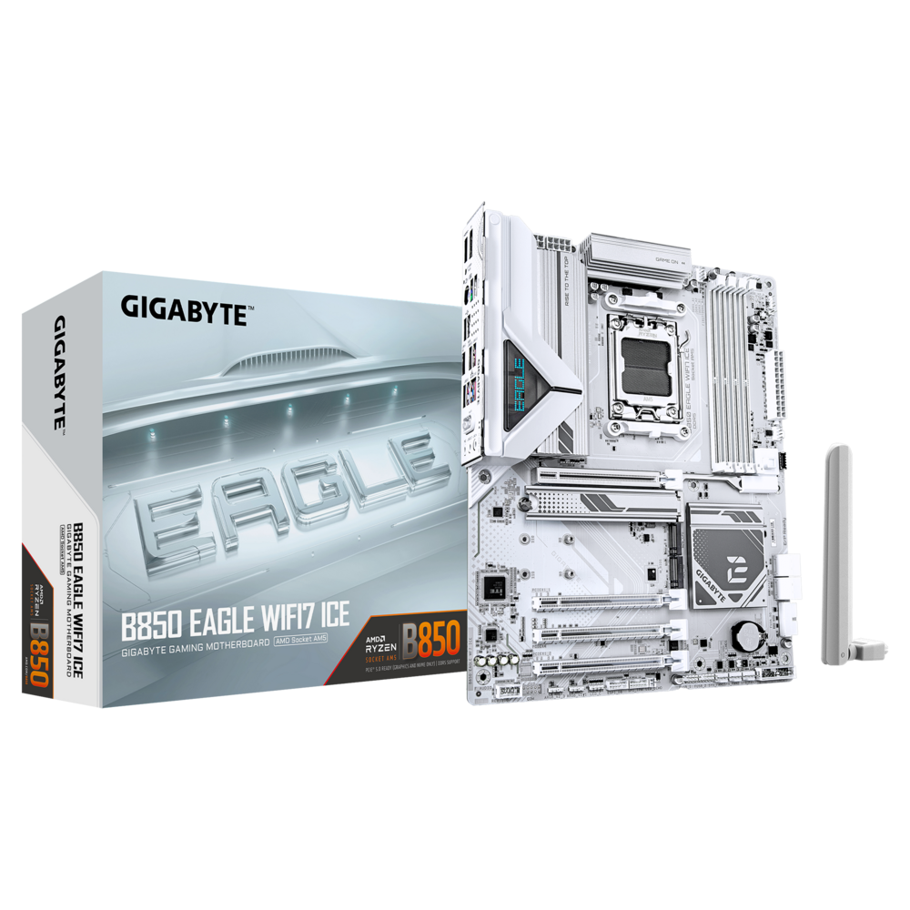 Материнская плата Gigabyte B850 EAGLE WIFI7 ICE, RTL