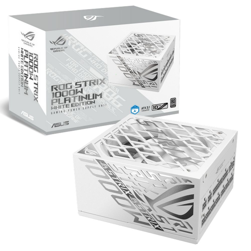 Блок питания ПК ASUS ROG-STRIX-1000P-GAMING-WHITE