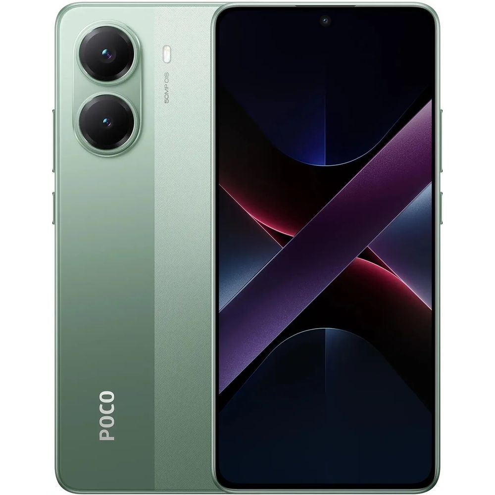 Смартфон POCO X7 Pro 5G 8+256Gb зеленый (MZB0J3ARU)