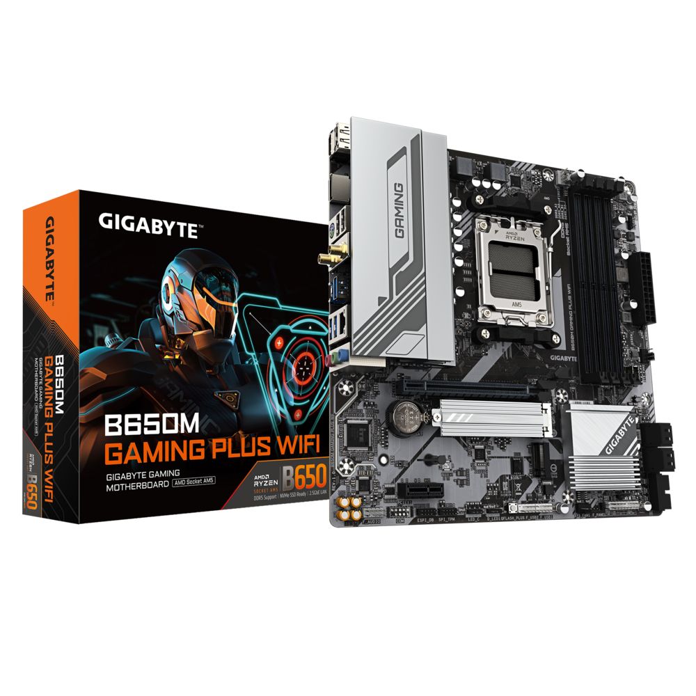 Материнская плата Gigabyte B650M GAMING PLUS WIFI, RTL