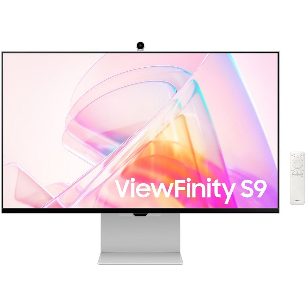 Монитор 27" SAMSUNG S27C902PAI ViewFinity S9 S90PC 5K Silver (IPS, 5120x2880, Mini DP+Thunderbolt 4, USB Hub, 5 ms, 178°/178°, 600 cd/m, 1000:1, 60Hz, Spk, Cam, Pivot)
