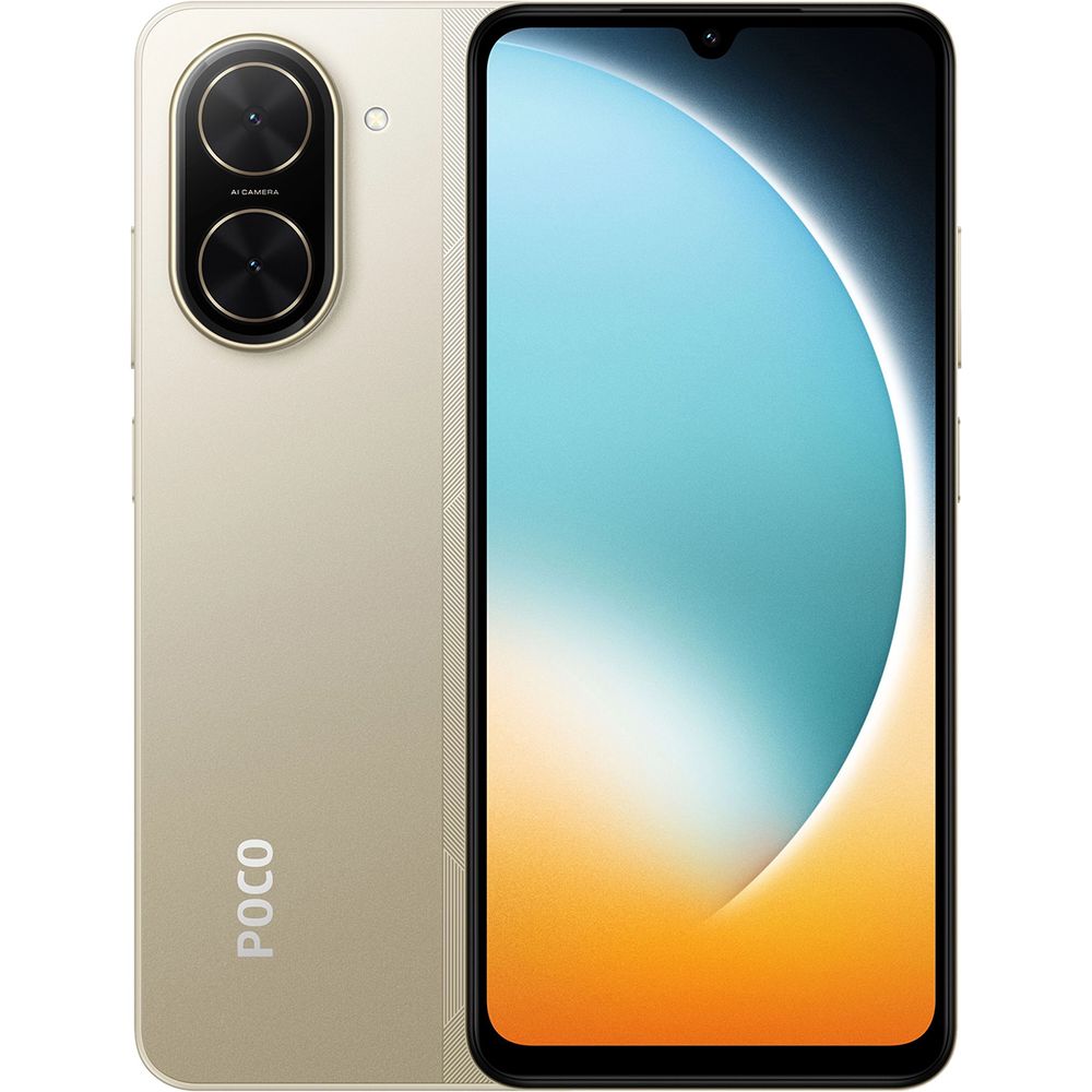 Смартфон POCO C71 4+128Gb золотистый (MZB0K2PRU)
