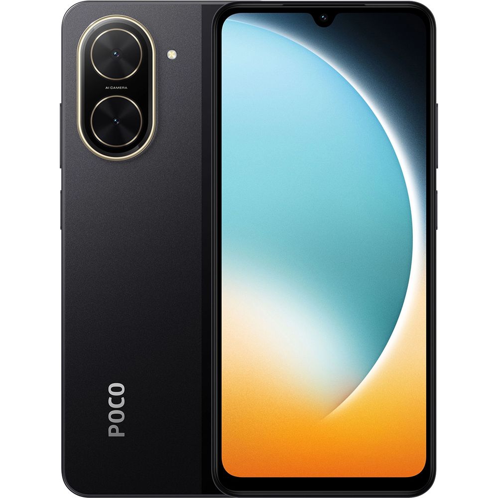 Смартфон POCO C71 4+128Gb чёрный (MZB0K29RU)