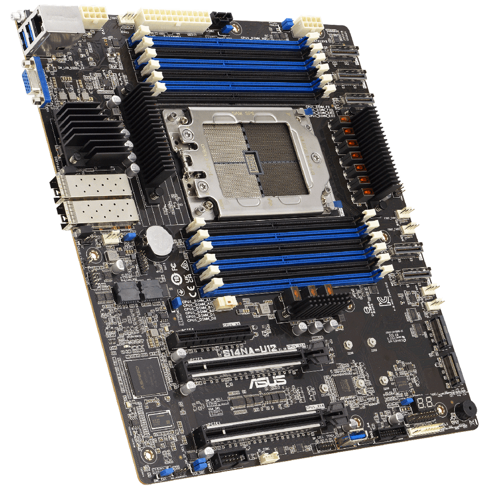 Материнская плата ASUS S14NA-U12 LGA4844 CEB 12xDDR5 2xPCIEx16 PCIEx8 2xM.2 VGA 2x25GLAN