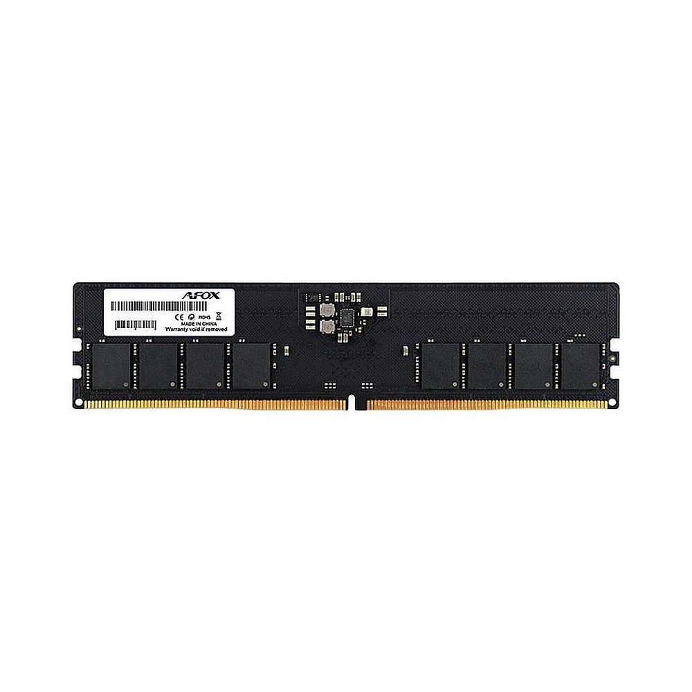 Модуль памяти Afox 32GB DDR5 5600Mhz UDIMM Single Channel Package (1x32GB) PC5-44800, 288- Pin, Non-ECC, Un-Buffered, CL46-46-46-90, 1.1V