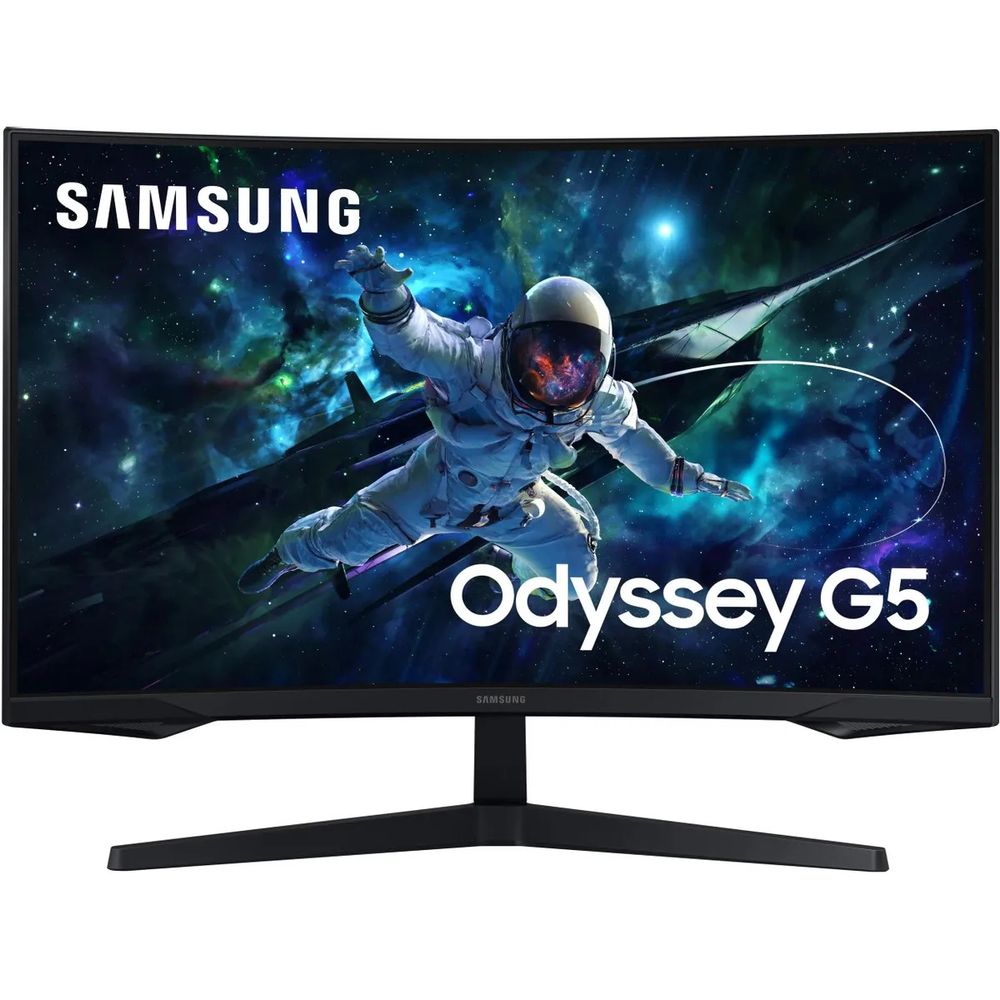 Монитор 27" SAMSUNG S27CG550EI Odyssey G5 G55C QHD Curved VA, 2560x1440, 165Hz, 1ms, 300сd/m, 2500:1, HDR10 | HDMI(2.0), DP(1.2) | ExPSU, Vesa 75, Black