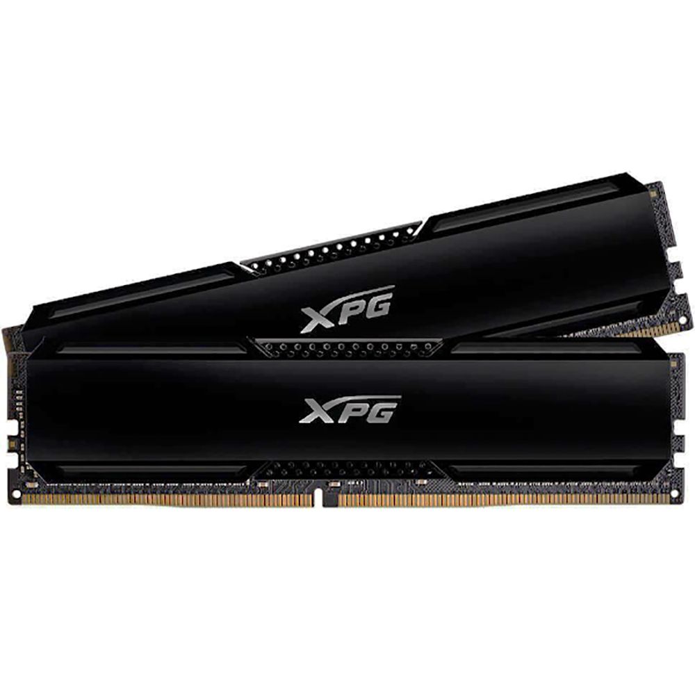Модуль памяти ADATA 16GB  DDR4 3200 DIMM GAMMIX D20 Black Gaming Memory AX4U32008G16A-DCBK20 Non-ECC, CL16, 1.35V, Kit (2x8GB), RTL (930842) bp