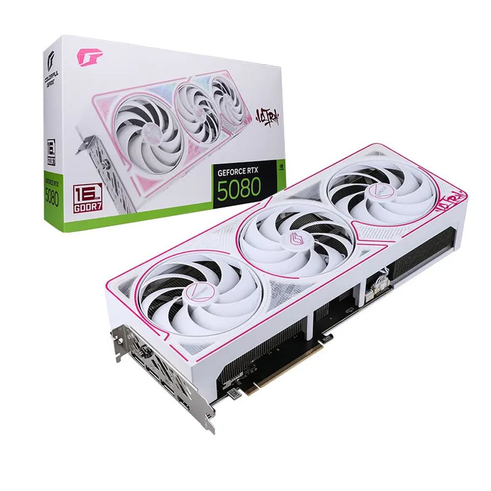 Видеокарта Colorful RTX5080 ULTRA W OC 16GB-V 16GB GDDR7 256bit 3xDP HDMI 3FAN RTL