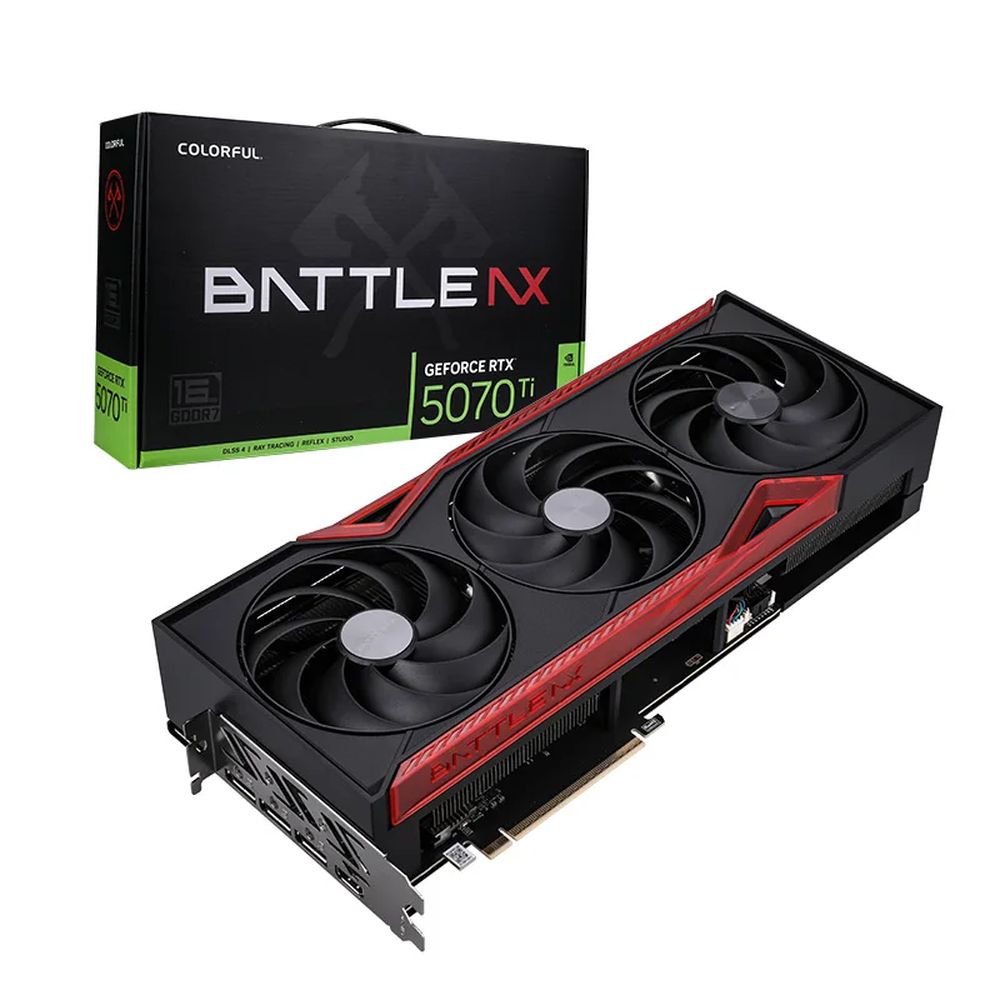 Видеокарта Colorful RTX5070Ti NB EX 16GB-V 16GB GDDR7 256bit 3xDP HDMI 3FAN RTL