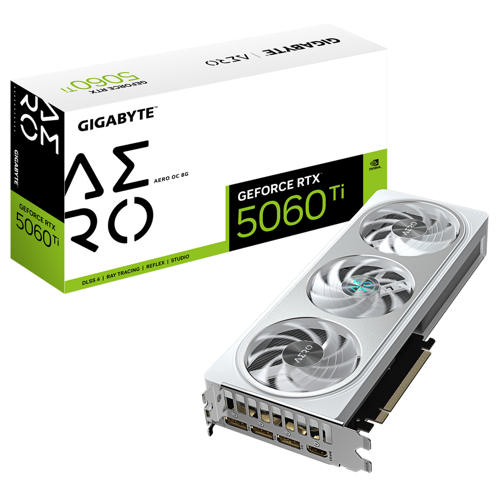 Видеокарта Gigabyte Bad Pack RTX5060Ti AERO OC 8GB GDDR7 128bit 3xDP HDMI 3FAN RTL bp
