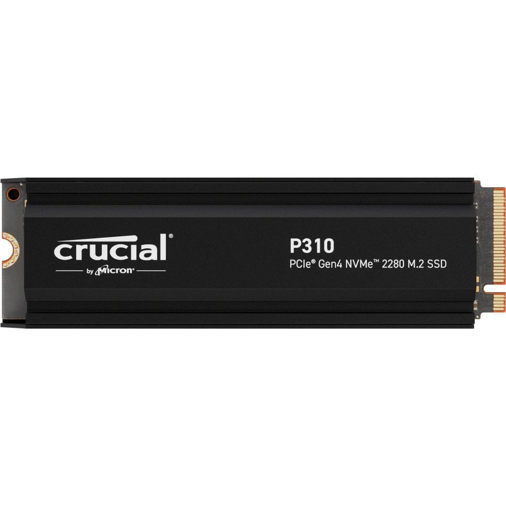 Твердотельный накопитель SSD Crucial P310 1TB PCIe Gen4 NVMe 2280 M.2 SSD with heatsink CT1000P310SSD5