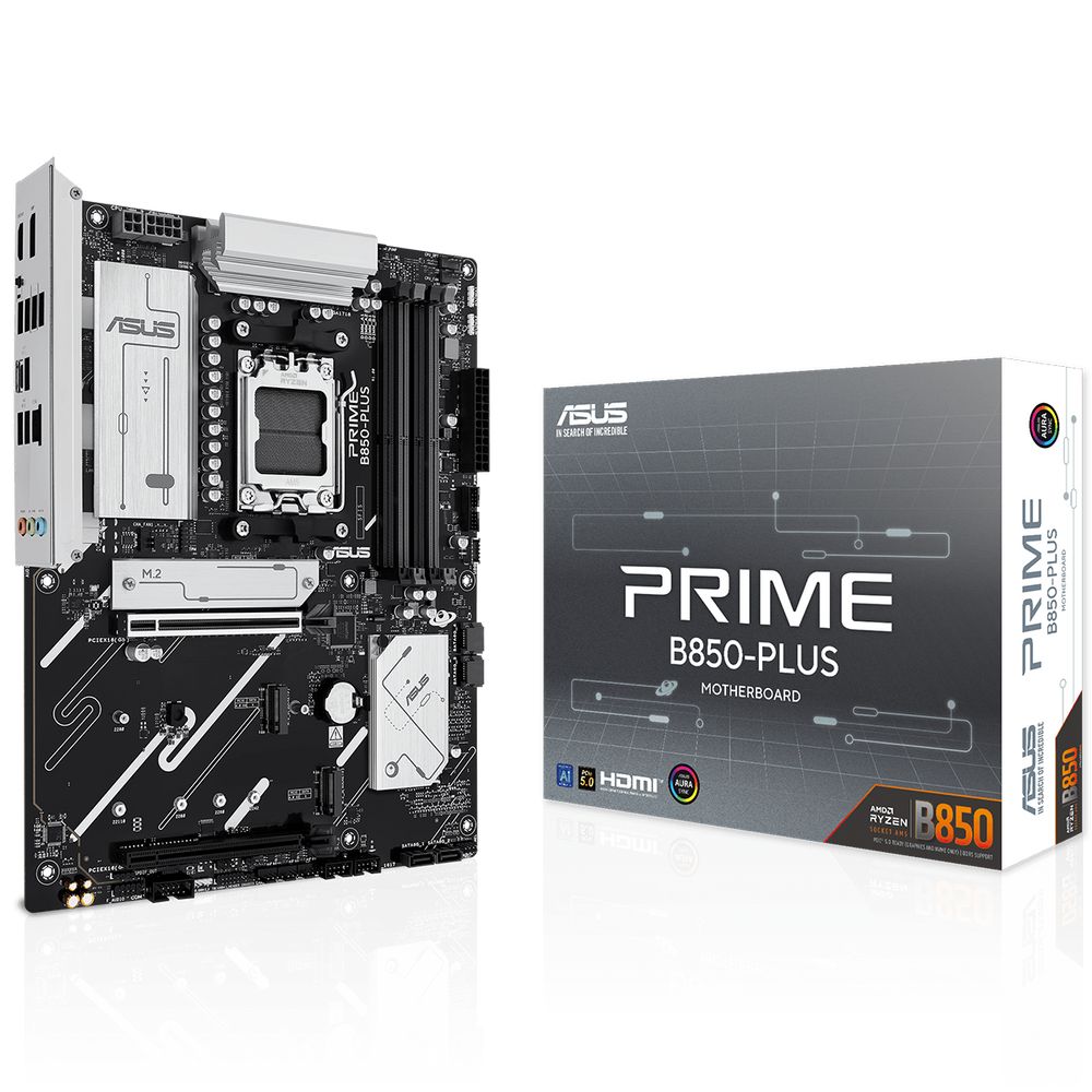 Материнская плата ASUS PRIME B850-PLUS AM5 ATX 4xDDR5 2xPCIEx16 3xM.2 USB-C DP HDMI 2.5GLAN