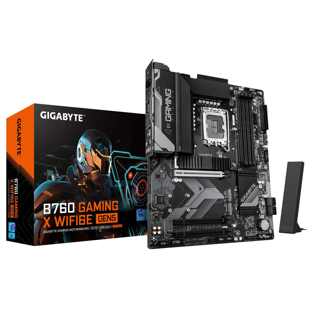 Материнская плата Gigabyte B760 GAMING X WIFI6E GEN5, RTL