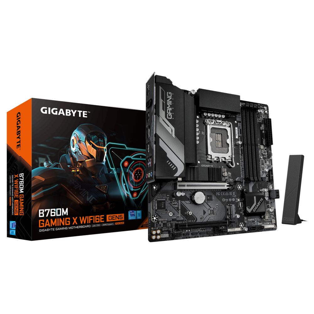 Материнская плата Gigabyte B760M GAMING X WIFI6E GEN5, RTL
