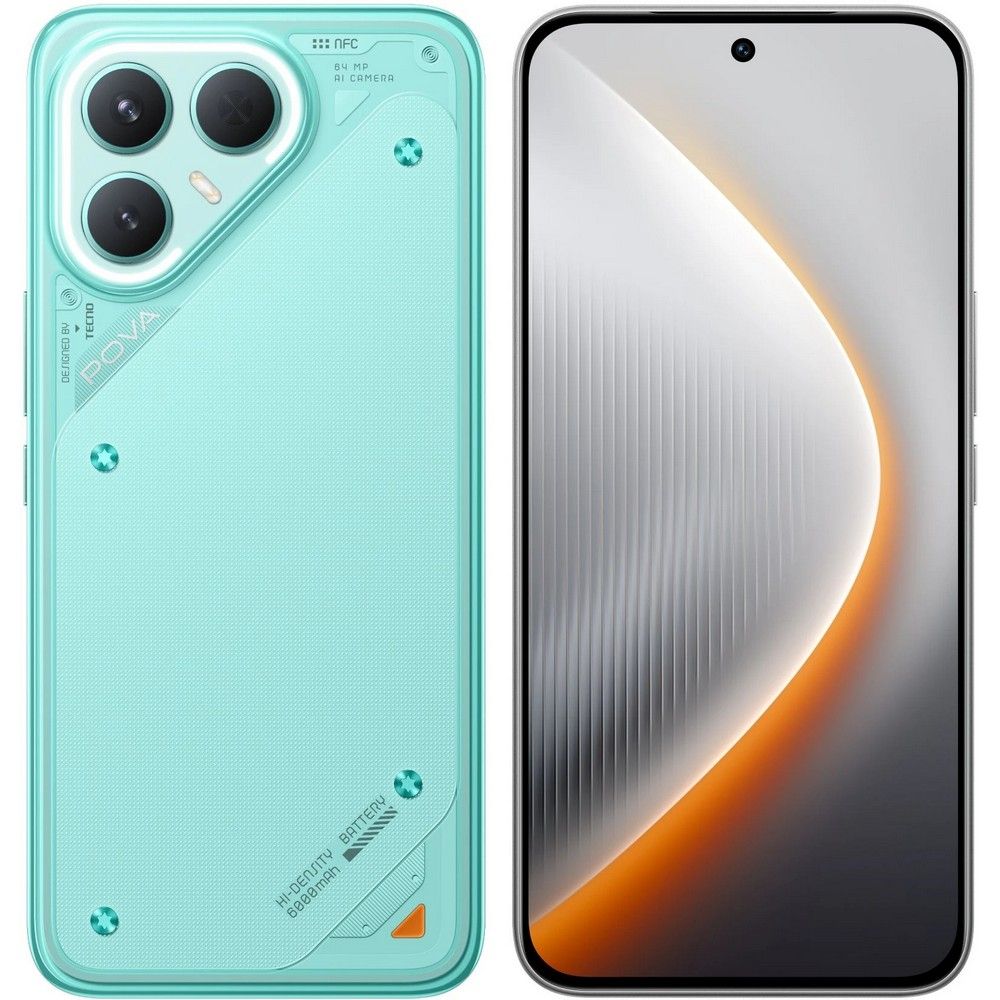 Смартфон Tecno POVA 7 Pro 5G 8+256Gb зелёный