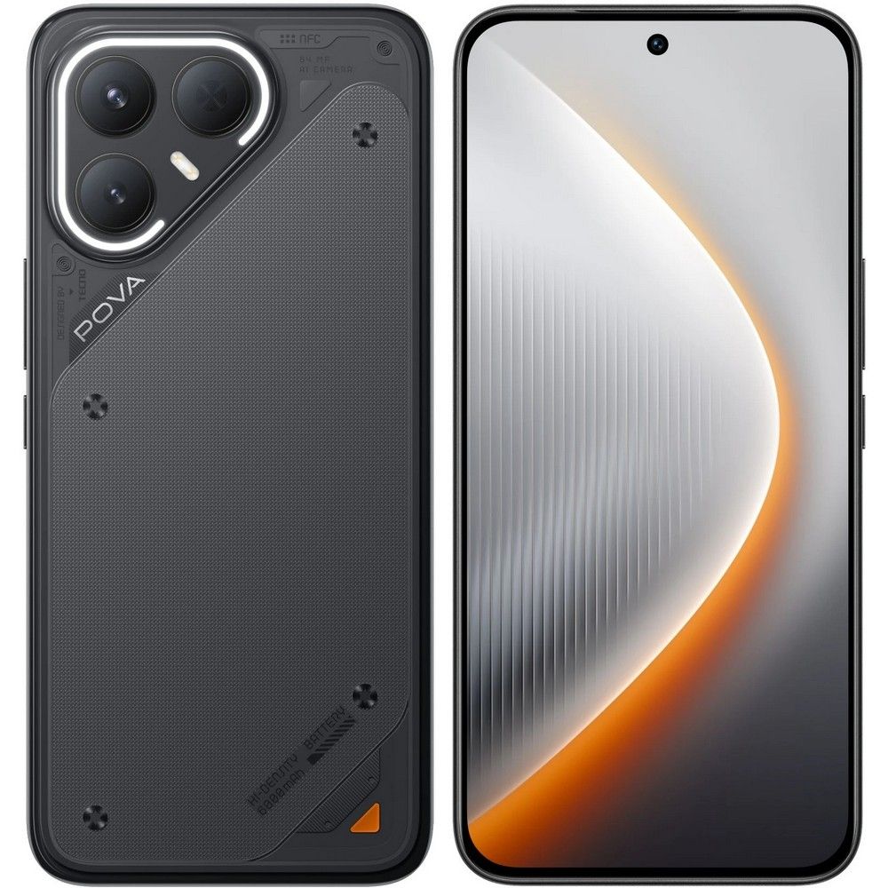 Смартфон Tecno POVA 7 Pro 5G 12+256Gb черный