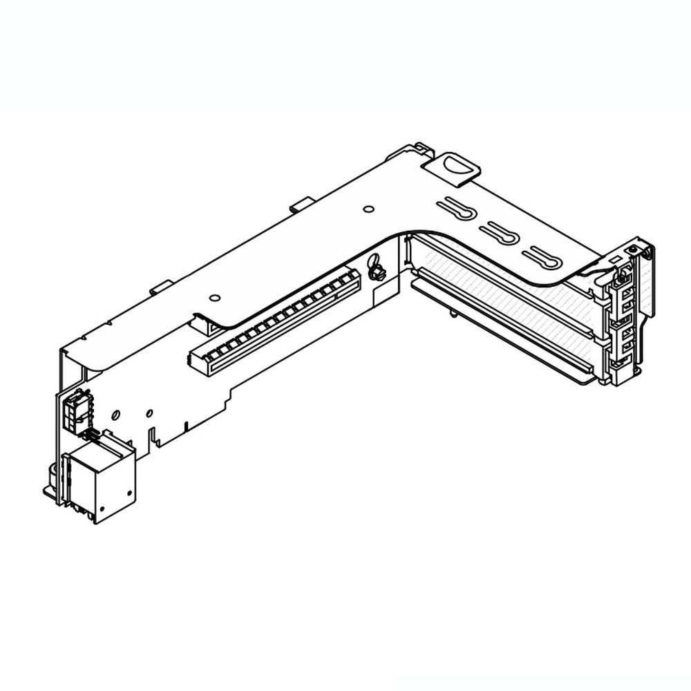 Райзер-карта Lenovo ThinkSystem V3 2U x16/x16/E PCIe Gen4 Riser 1/2 Option Kit