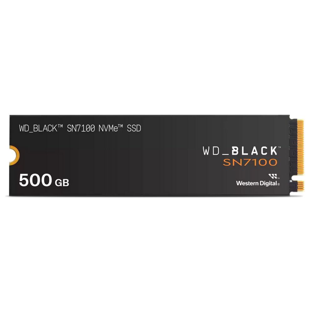 Твердотельный накопитель SSD Western Digital SSD SN7100 M2.2280 PCIe 4.0 500Gb, 6800MBs/5000MBs, TBW 300, WDS500G4X0E, 1 year
