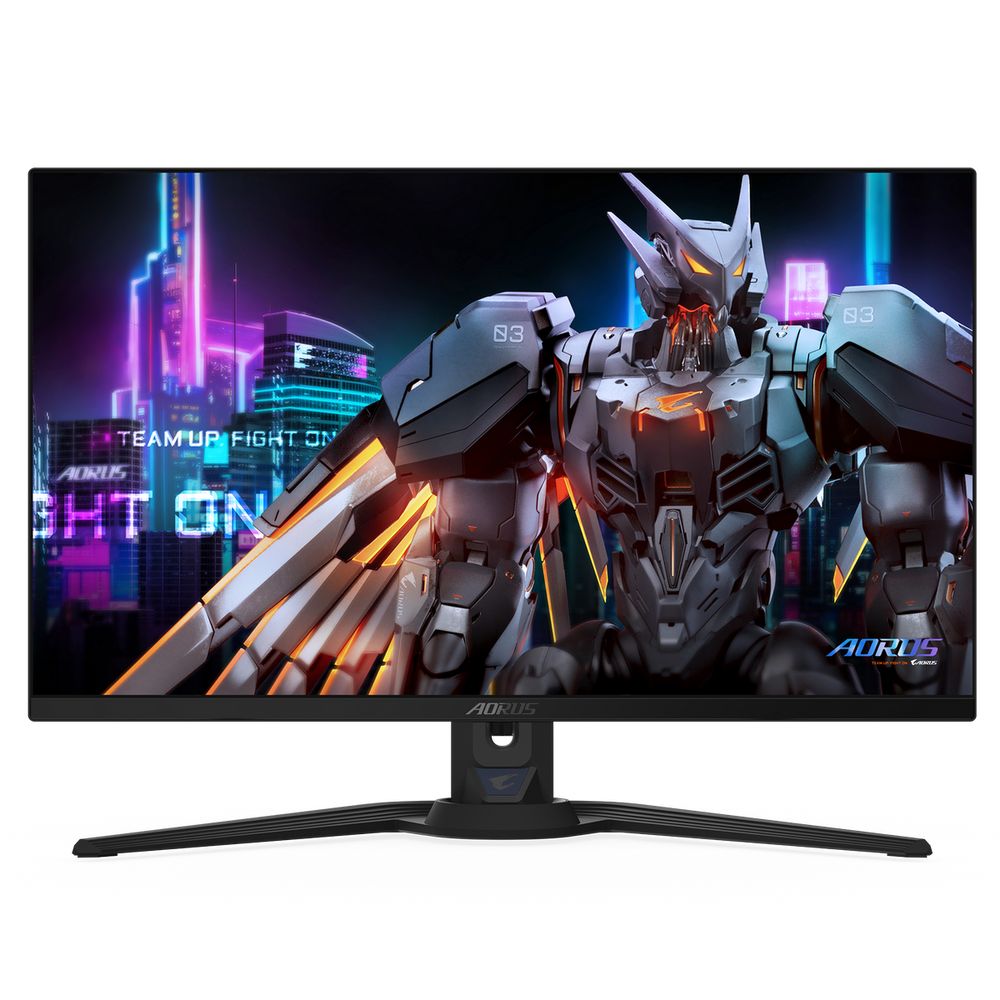 Монитор 27" Gigabyte AORUS FO27Q5P EK Black (QD-OLED, 2560×1440, 500Hz, 300 cd/m, 1,5M:1, 2xHDMI 2.1, DP 2.1 UHBR20, 1x MiniDP 2.1 UHBR20, DP 1.4 (HBR3) выход  3xUSB 3.2, USB Type-C)
