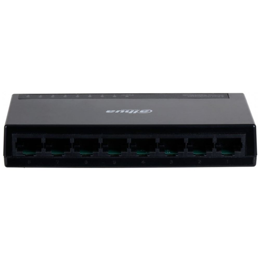 Коммутатор Dahua 8-port Gigabit RJ45 Non-PoE Switch, Plastic case