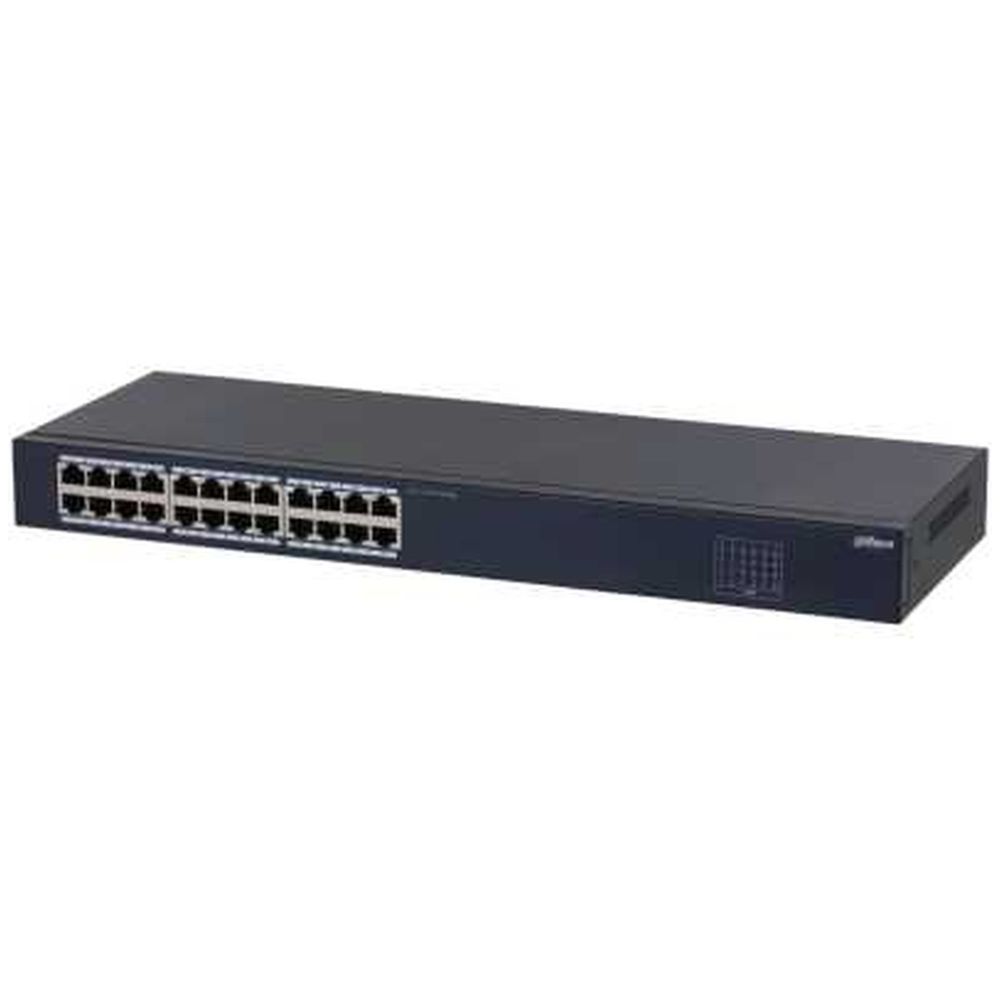 Коммутатор Dahua 24-port 10/100M RJ45 Non-PoE Switch, Metal case