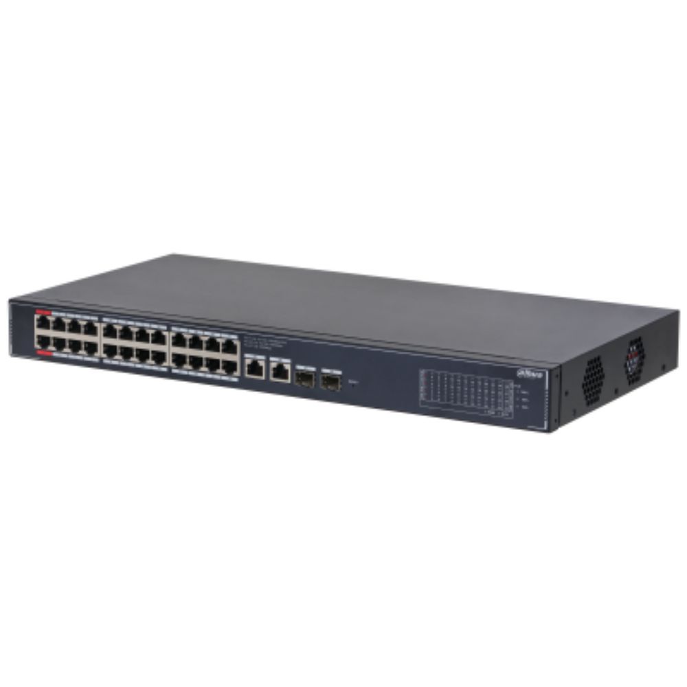 Коммутатор Dahua 28-Port Cloud Managed Gigabit Switch with 24-Port PoE