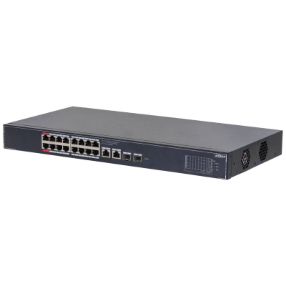 Коммутатор Dahua 20-Port Cloud Managed Gigabit Switch with 16-Port PoE