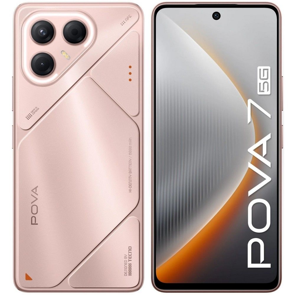 Смартфон Tecno POVA 7 5G 8+256 розовый