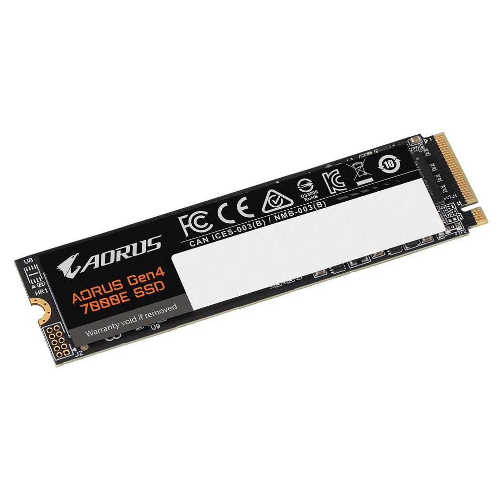 Твердотельный накопитель SSD AORUS M.2 2280 4TB AORUS 7000E Client SSD PCIe Gen4x4 with NVMe, 7100/6500, MTBF 1.6M, 3D TLC NAND, 3000TBW, 0,41DWPD, RTL