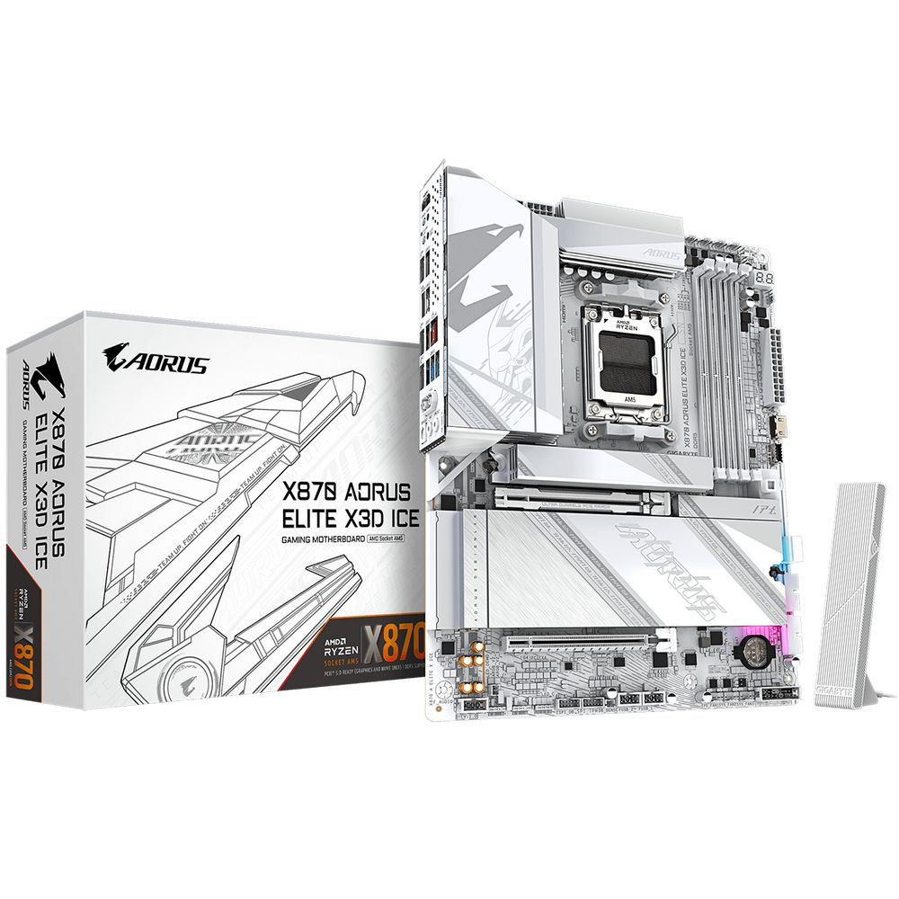 Материнская плата Gigabyte X870 AORUS ELITE X ICE,