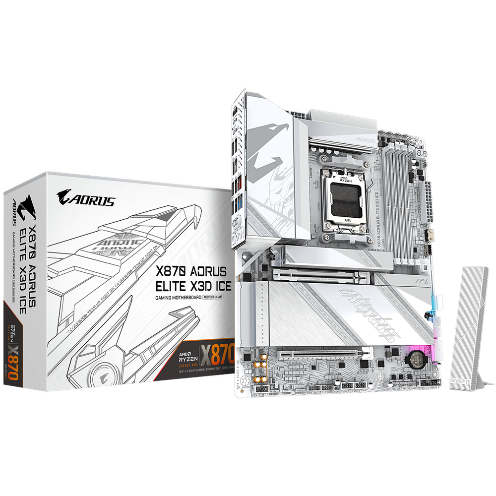 Материнская плата Gigabyte X870 AORUS ELITE X ICE,
