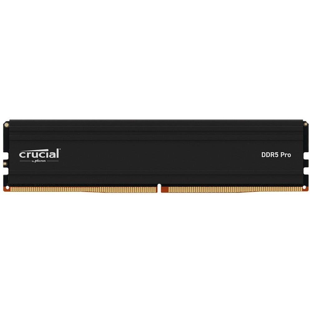 Модуль памяти 16GB Crucial DDR5 5600 UDIMM Pro Black Desktop Memory Non-ECC, CL46, 1.1V, SRx8, RTL